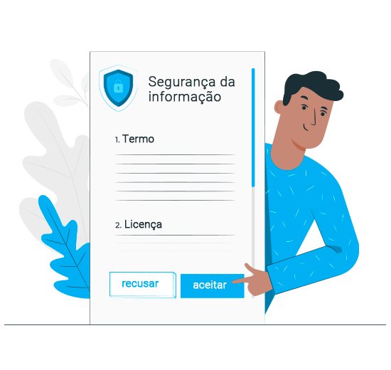 Termos para uso do site, software e conteúdos digitais.